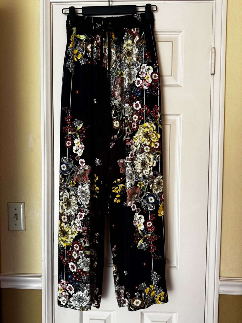 Zara Women’s High Waist Floral Palazzo Pants Size S
